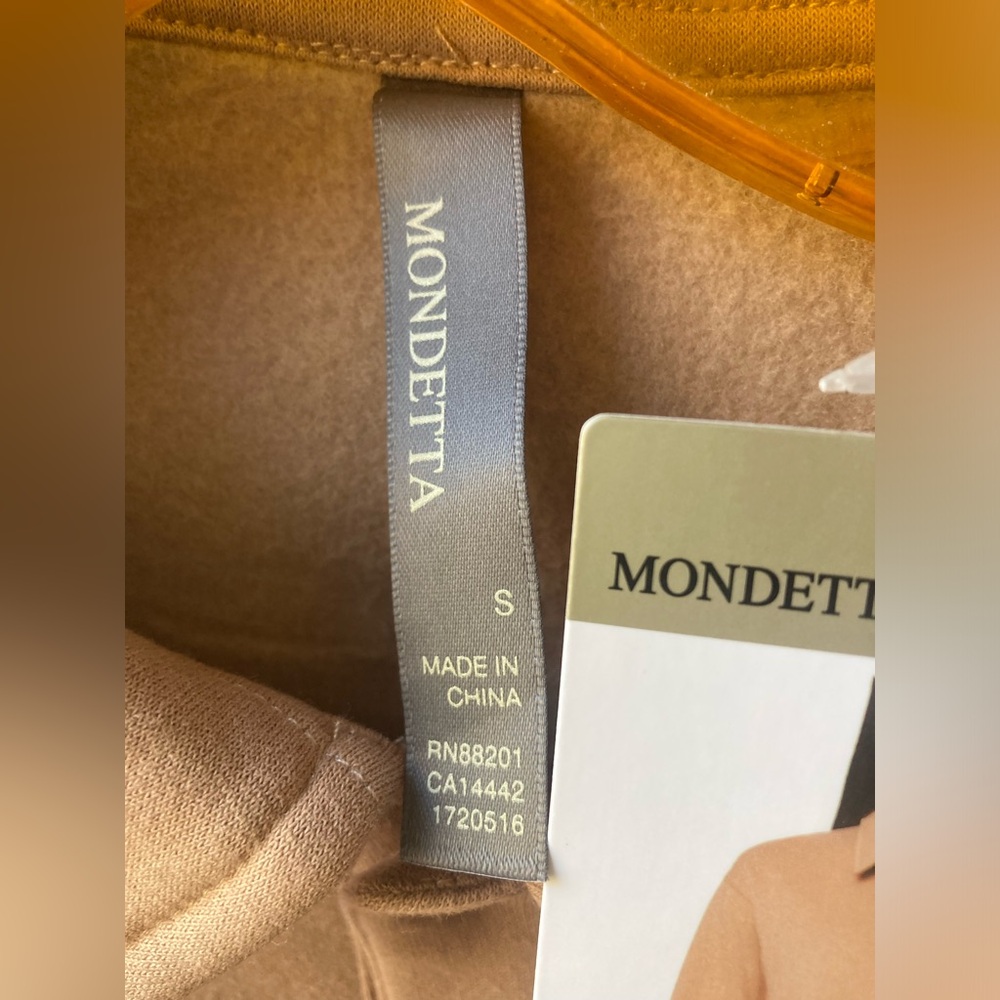 NWOT Mondetta ladies fleece collared pullover S - Picture 6 of 8